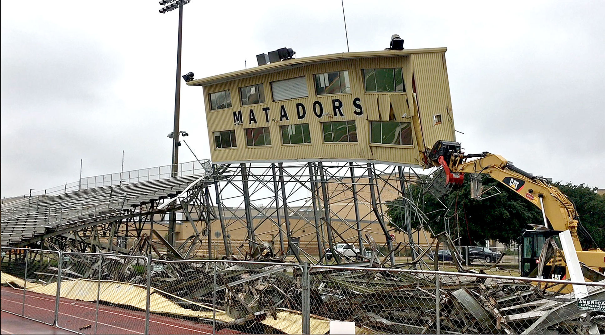Matador Stadium demolition